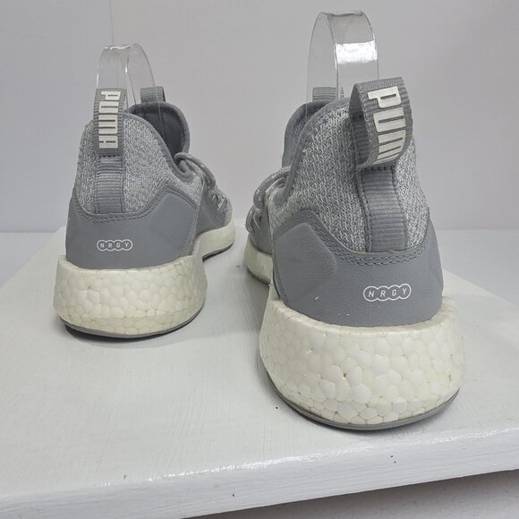 Puma Shoes Womens Size 9 Gray NRGY Neko Engineer Knit Running Athletic 191477-02 - Picture 5 of 11